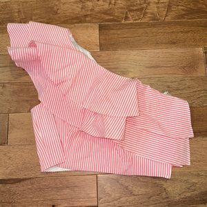 Lilly Pulitzer Pink Striped Crop Top